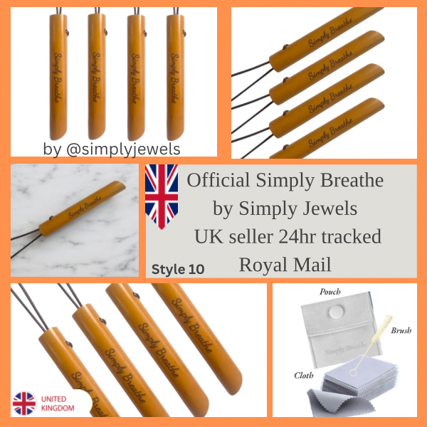 Bamboo & wax rope allergy friendly anxiety/stress necklace style 10