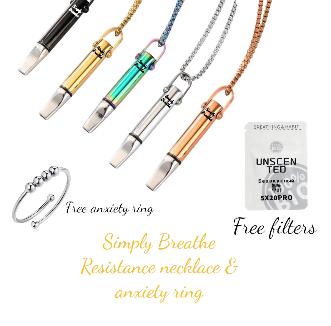 New & improved Simply breathe quit vaping necklace style 6 (free shipping)