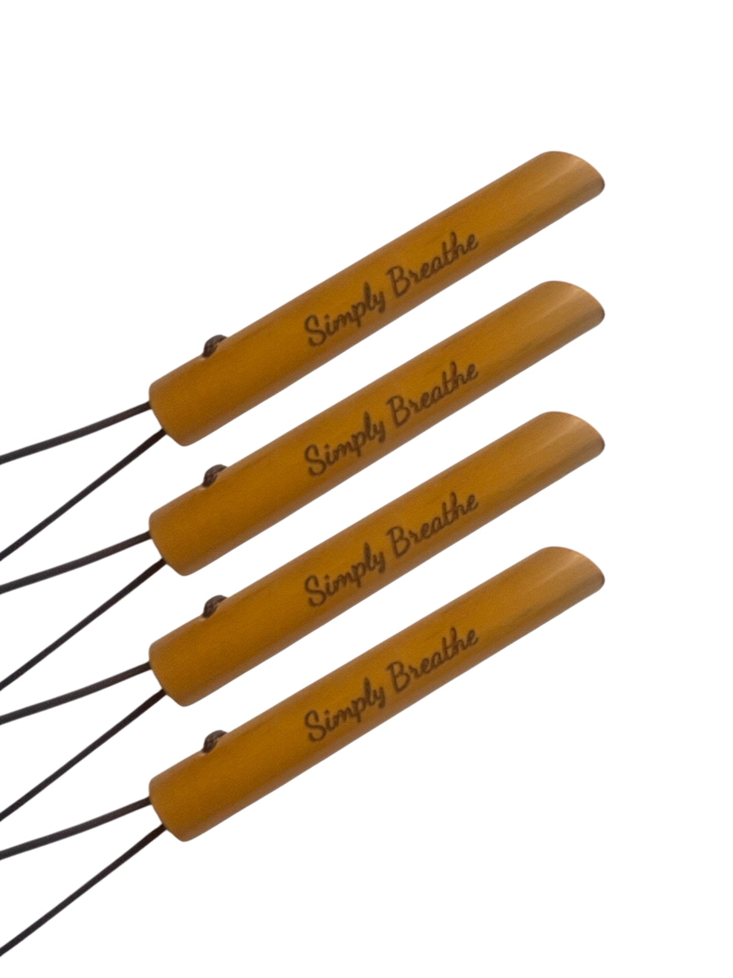 Bamboo & wax rope allergy friendly anxiety/stress necklace style 10