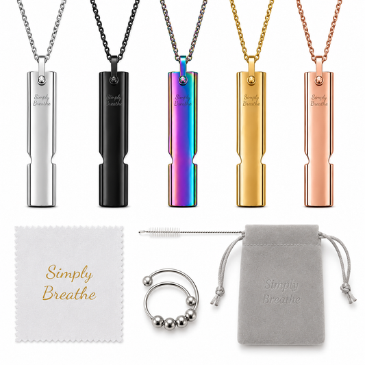 Simply Breathe anxiety/stress large necklace style 4 does not take flavour inserts