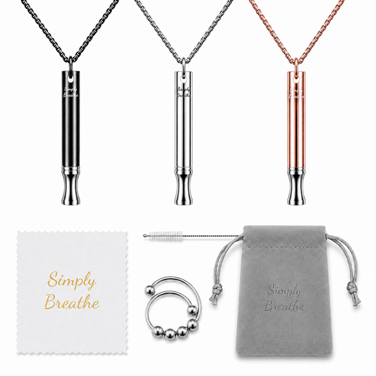 Simply Breathe Anxiety & Craving Necklace – Style 11 takes cotton fruit inserts