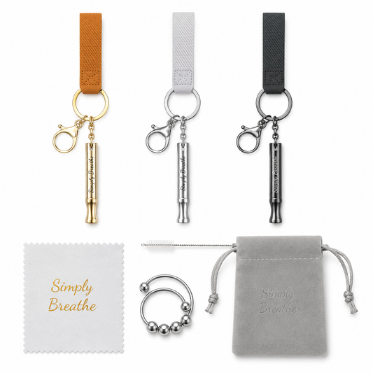 Simply Breathe keychain quit vaping/anxiety free shipping